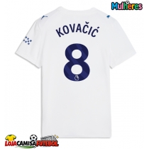 Camisa de Futebol Manchester City Mateo Kovacic #8 Equipamento Alternativo Mulheres 2026-27 Manga Curta